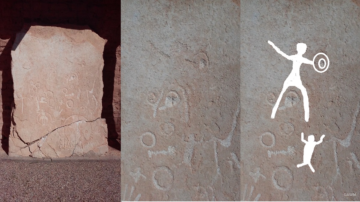 petroglyph collage