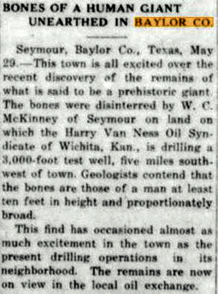 Seymour Skeleton over ten foot Greater Ancestors